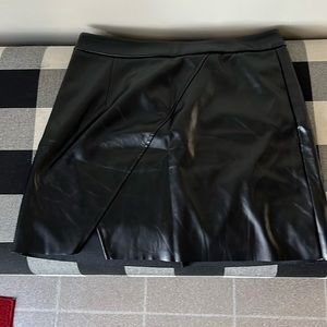 Pleather large skirt great condition